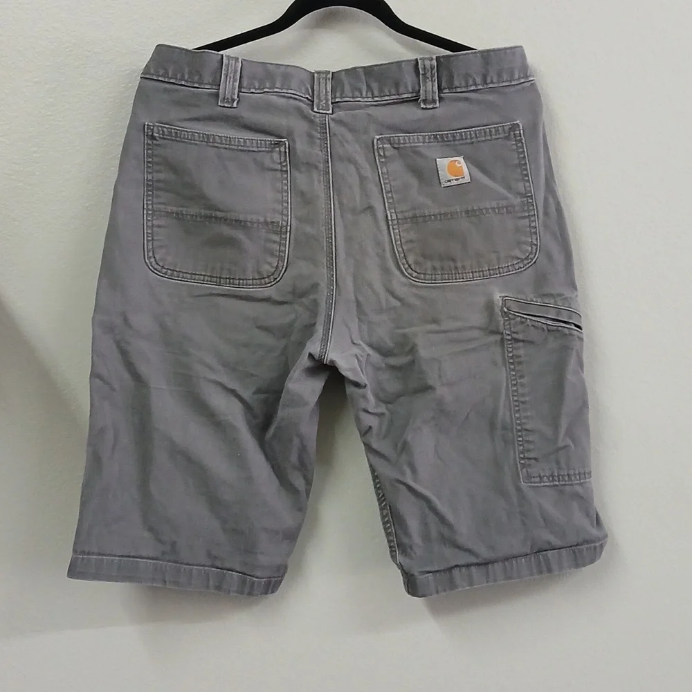 Carhartt Relaxed Fit Grey Shorts Size 34" - Picture 5 of 7